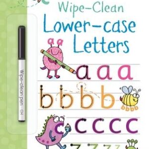 Wipe-clean lower-case letters