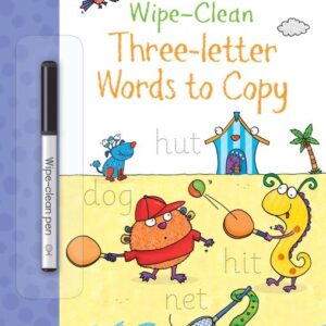 Wipe-Clean Three-Letter Words to Copy