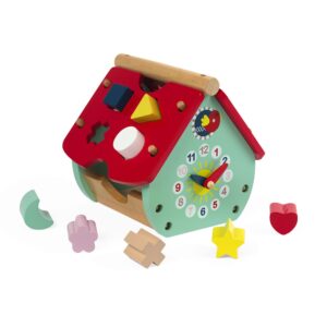 Janod Baby Forest House Shape Sorter (wood)
