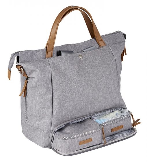 BabaBing Erin Tote Changing Bag - Grey