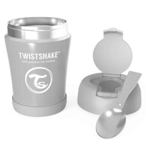 Twistshake Insulated Food Container 350ml, Grey