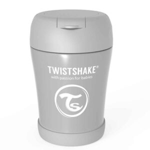 Twistshake Insulated Food Container 350ml, Grey