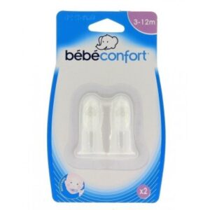 Bébé Confort Flexible Silicone Finger Toothbrushes - Set of 2