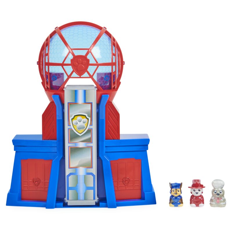 PAW Patrol, Micro Movers Movie City Tower with 3 Exclusive Toy Figures