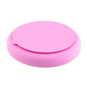 Chicco Easy Menu Silicone Divided Plate - Pink