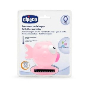 Chicco Bath Thermometer Globe Fish, Pink