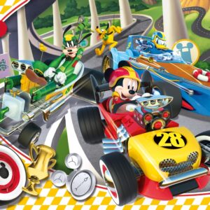 Clementoni Disney Mickey and the Roadster Racers - Supercolor Puzzle - 60 pieces