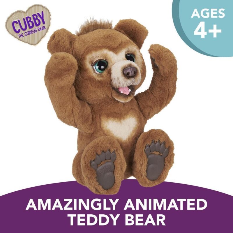 Hasbro furReal Cubby, the Curious Bear Interactive Plush Toy