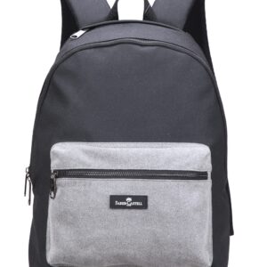 Faber Castell Energetic Bag 1 Compartment Backpack Black Leather with Grey