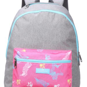 Faber Castell Energetic Bag 1 Compartment Backpack Light Grey - Pink / Colors