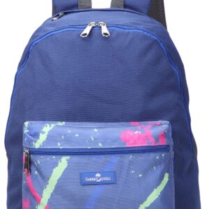 Faber Castell Energetic Bag 1 Compartment Backpack Dark Blue - L Blue/ Paint