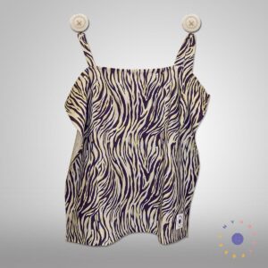 MyHokeyPokey Breastfeeding Cover - Zebra Purple Blue