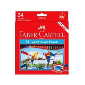 Faber Castell Watercolour Pencils, 24 colors