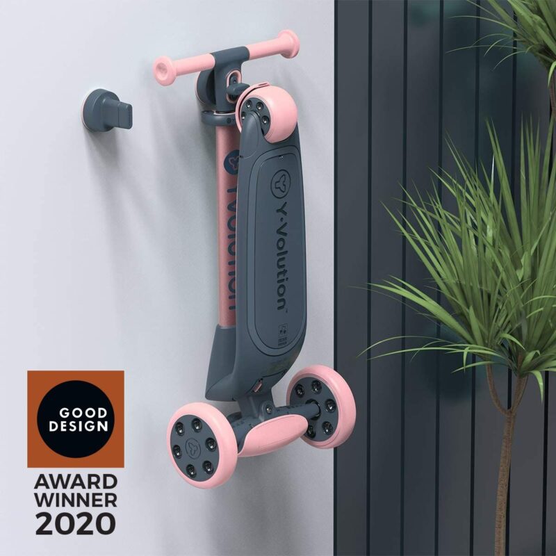 Yvolution Y Glider Nua Kids Scooter - Pink