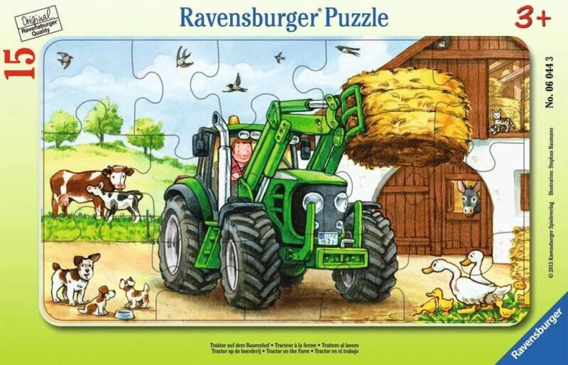 Ravensburger Tractor on the Farm Puzzle, 15 pieces