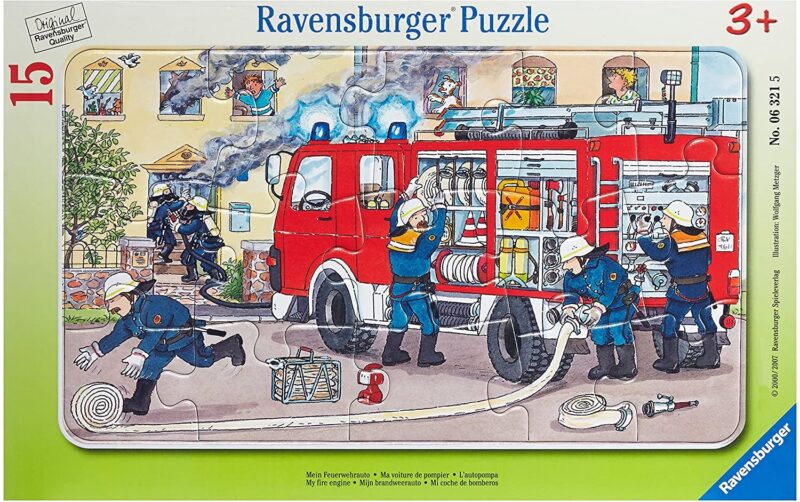 Ravensburger Child With Fireman Car - 15 Pieces