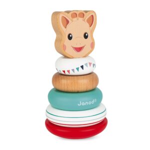 Janod Sophie la Girafe Stackable Roly-Poly (wood)