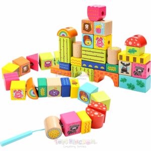 Top Bright Forest Animal Building Blocks