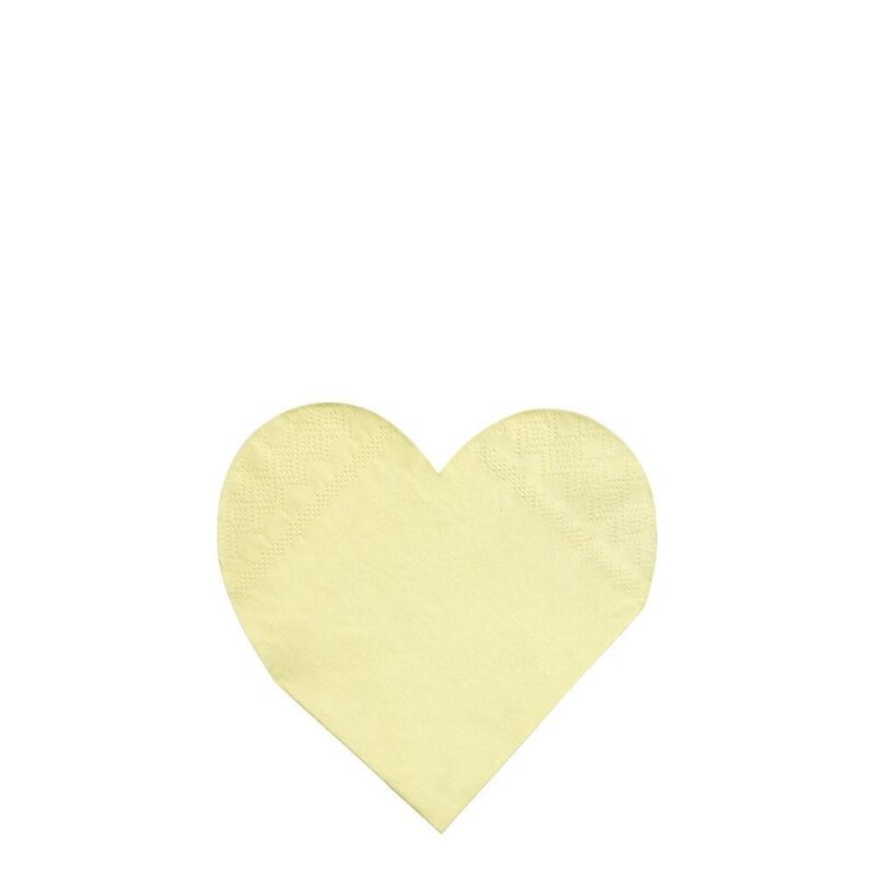 Party Palette Heart Small Napkins